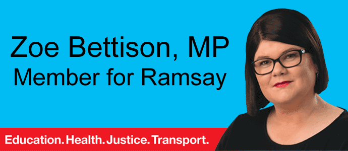 Zoe Bettison MP, Member for Ramsay