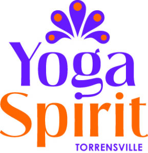 Yoga Spirit Torrensville logo purple and orange